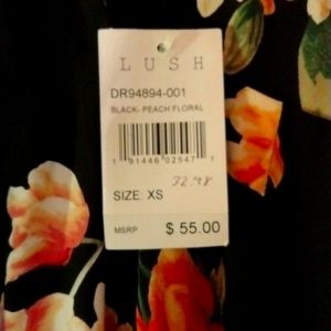 lush, cocktail hour dress, formal, size:XS, Floral